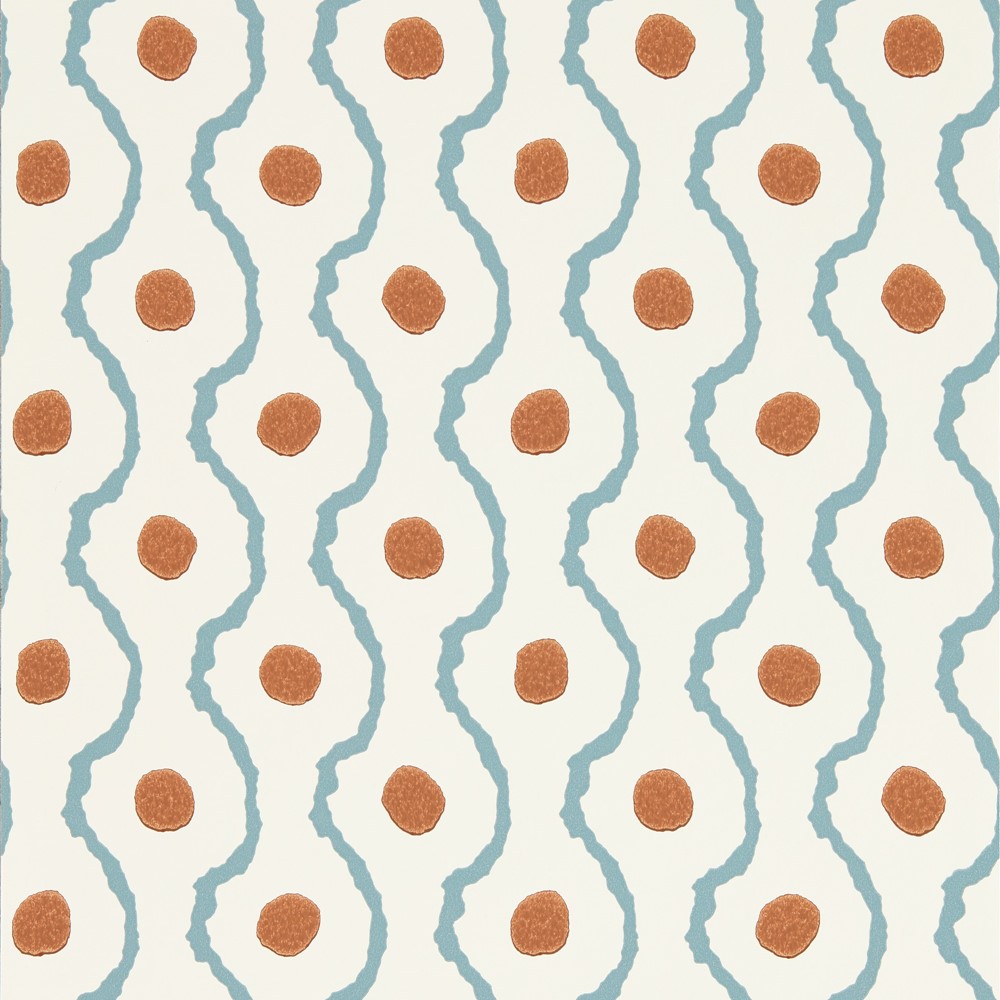 Connor Wallpaper 113159 by Harlequin x Henry Holland in Pacific Terracotta